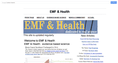 Desktop Screenshot of emfandhealth.com