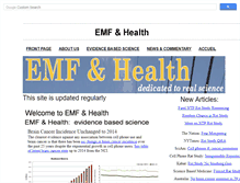 Tablet Screenshot of emfandhealth.com